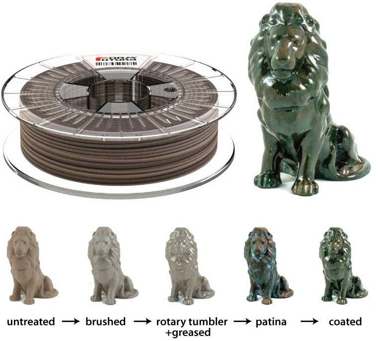 Filament MetalFil™ - Bronze 1.75mm 3D Printer Supply Company